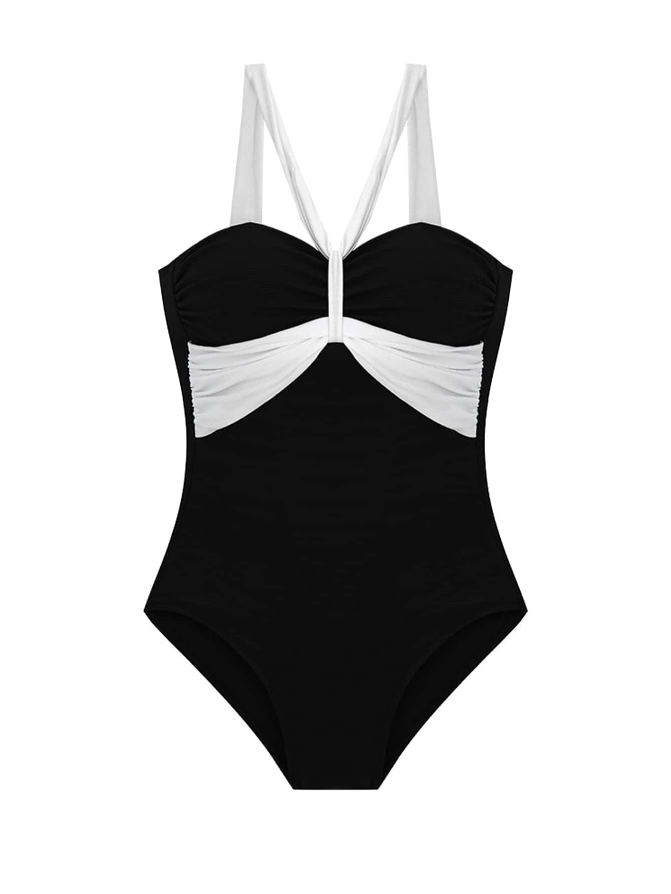 Women's Strap OnePiece Swimsuit Fashion Resort Hot Spring Swimsuit SHEIN