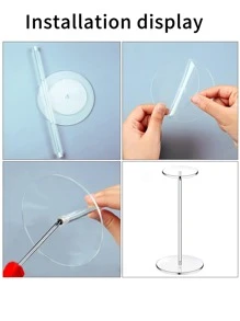 1set Simple Plastic Storage Holders, Useful Creative Hat Racks For Home