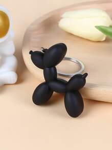 1 pieza Lindo llavero con forma de globo de perrito como regalo, accesorio para coche, dije para bolso, accesorio escolar, gótico, Y2K - Multicolor - Ver 3