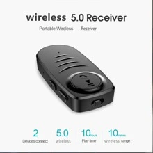 搭車轉播器、家用音訊接收器、耳機轉接器,搭載5.0技術及aux輸出 - 黑色 - 查看 2