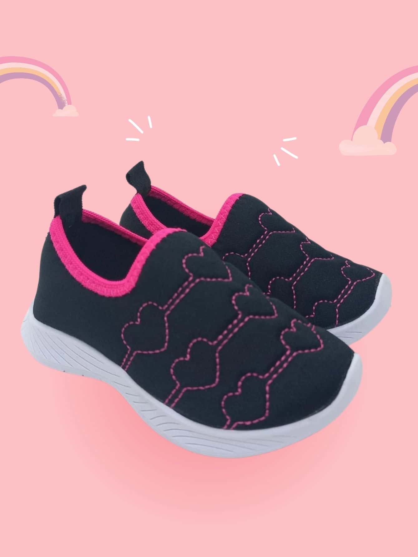 Kids Flats - 黑色 - 查看 1