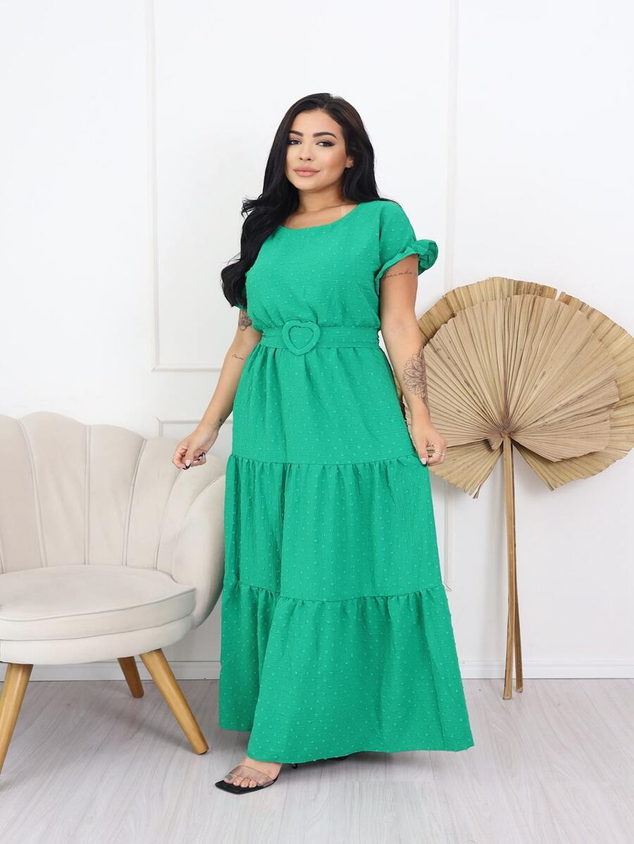 Women Dresses - 綠色 - 查看 1