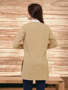 Women Cardigans - สีกากี - ดู 2