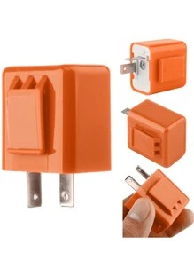 Motorcycle LED Flasher Relay Adjustable Frequency Square Flashing Flasher Motorcycle Led Lights Turn Signal Indicator 12V Flash - Orange - View 1
