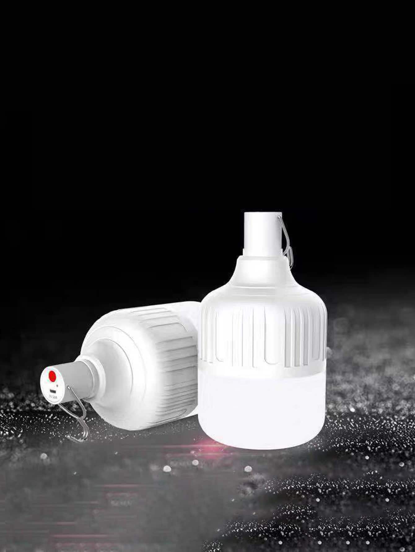 1 Đèn lồng cắm trại sạc USB di động 20W/40W/80W màu trắng, 5 chế độ treo đèn khẩn cấp chống nước để cắm trại, đi bộ đường dài, câu cá, mất điện - trắng - Xem 1