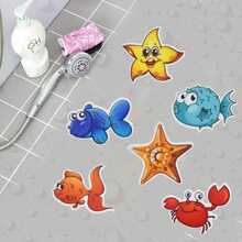 10 piezas bañera Pegatinas , antideslizante de baño Pegatinas , de baño Pegatinas fuerte Adhesivo perfecto para Niños Bebé ( mar animales ) - Multicolor - Ver 5