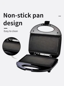 1pc Sokany Plug-in Type 750w Multi-functional Electric Grill Sk-116, With 750w High Power, Double-sided Heating, Quick Heating, Lock In Original Flavor, Detachable Design, Easy To Clean, Smart Temperature Control, Fine Texture, Healthy Diet, Non-stick Pan Design, Coating, Anti-scald Handle, Easy To Operate, Home-use And Portable