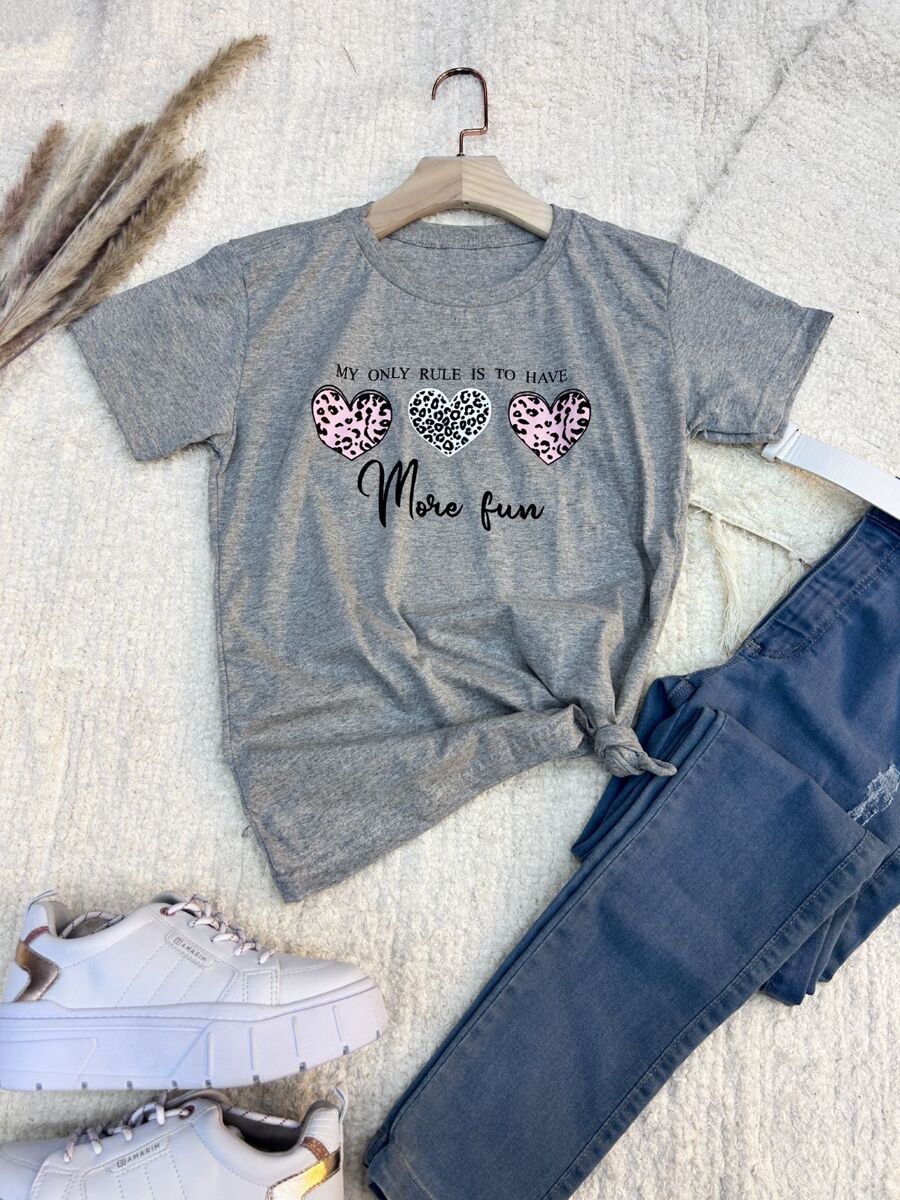 Women T-Shirts - Màu Xám nhạt - Xem 1