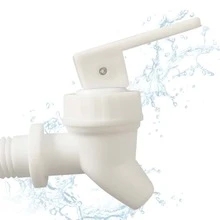 Plastic Water Dispenser With Tap Faucet, White - White - View 6