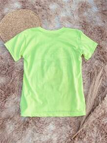 Women T-Shirts - 薄荷綠 - 查看 5