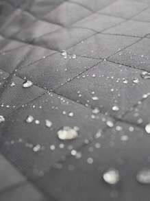 1 Miếng Không thấm nước Ô tô/xe hơi Mặt trước Chỗ ngồi Thảm thú cưng Với Khâu Sự bảo vệ Che phủ Thích hợp Đối với Thú cưng Đi du lịch - màu đen - Xem 7