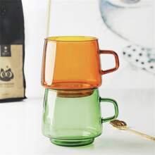 Tách cà phê & Đĩa Bộ Nhiều màu Chống nóng Ly Tách cà phê & Đĩa Bộ có thể sử dụng Đối với Lò ga , Lò vi ba Người Mỹ Sang trọng Cốc cà phê - màu xanh lá - Xem 3