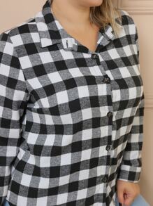 Plus Size Blouses - Blanco - Ver 4