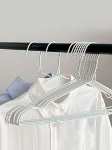 10入組素色顏色衣架