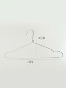 10入組素色顏色衣架