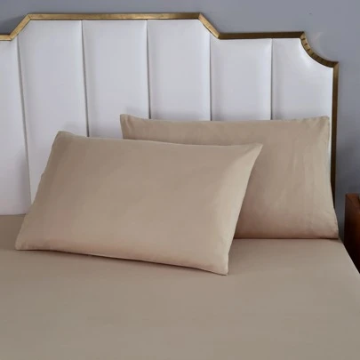 3pcs/set Polyester Solid Color Bedding Set