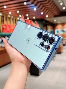 Valentines Heart Pattern Clear Phone Case,International Version, Not The Domestic Version - Baby Blue - View 4