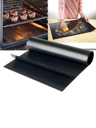 1pc/2pcs/4pcs/Set Bbq Grill Mat, Oven Liner, Outdoor Cooking Pad Back To School