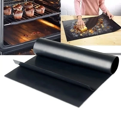 1pc/2pcs/4pcs/Set Bbq Grill Mat, Oven Liner, Outdoor Cooking Pad Back To School