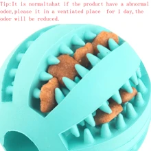 Jouet balle en caoutchouc pour chiens de compagnie, interactif pour chiens petits et grands, chiots et chats. Jouet à mâcher nettoyant pour les dents de l'animal de compagnie, balle indestructible et ultra-résistante, élastique et interactive. Accessoire pour animaux de compagnie, couleur aléatoire