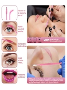 KIT DE PESTAÑAS SUPER COMPLETO EMPIESA TU NEGOCIO - Rosa - Ver 5