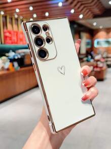 Ốp điện thoại họa tiết trái tim ngày Valentine, phiên bản quốc tế, không phải phiên bản nội địa. - trắng - Xem 2