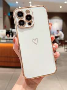 Ốp điện thoại họa tiết trái tim ngày Valentine, phiên bản quốc tế, không phải phiên bản nội địa. - trắng - Xem 4