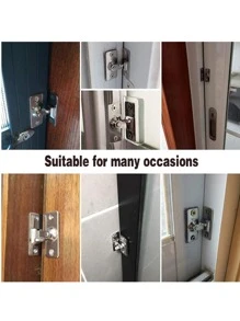 Loquet de porte en acier inoxydable 304 à angle droit de 90 degrés, verrou de porte coulissante, verrou de porte/portail, pour portes coulissantes/fenêtres/placards/granges/jardins/clôtures