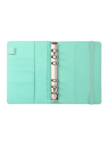 38入組a6 Pu皮革預算持有人筆記本錢袋組織者,包括現金信封、預算表、自粘標籤、文具用品