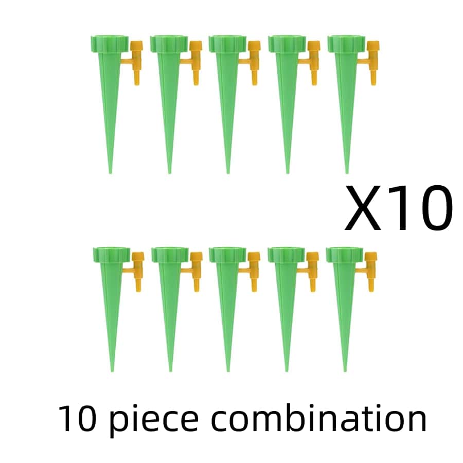 1PC/3pcs6pcs/10pcs Automatic Watering System - Keep Your Garden Plants & Flowers Healthy & Hydrated! - Green - View 1