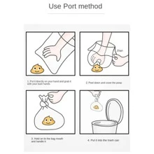 Pet Bone-shaped Shell Poop Bag Separator Dog Garbage Bag Storage Box Poop Bag Hanging Shell (with Garbage Bag) - Multicolor - View 7