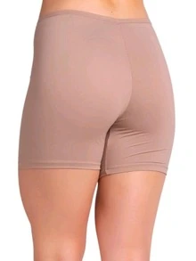 Women Shorts - 米色 - 查看 2