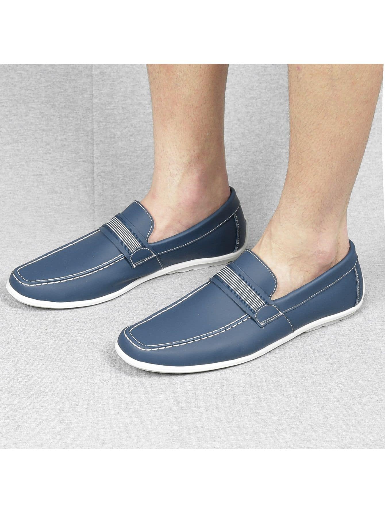 Men Sneakers - Xanh và trắng - Xem 1