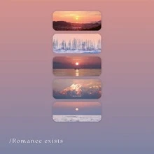 5pcs/set Plastic Bookmark With Reading Aid Scenery Pattern - Multicolor - View 2