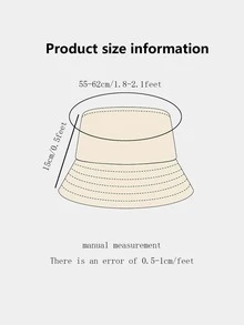 女士漁夫帽春秋時尚遮陽帽韓版素色防紫外線瘦臉夏季防曬帽 - 粉色 - 查看 8