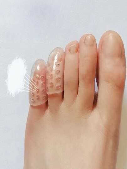 簡約風矽膠腳趾保護,創意有用耐磨工具適用於外出