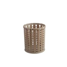 創意塑膠編織筆筒,多功能文具收納收納,桌子裝飾用品辦公和家庭