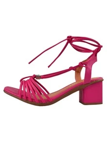 Women Heeled Sandals - 玫紅色 - 查看 3