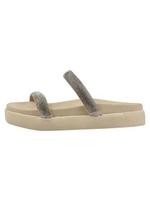 Women Flat Sandals - trắng - Xem 5
