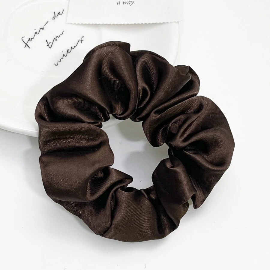Velvet & Plastic Coil Hair Ties, Elastic Hair Bands Hair Accessories