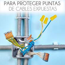 Bolsa con Capuchones Para Cable Conector Campana Calibre 10 a 12 AWG Con 100 pzs - Amarillo - Ver 7