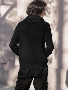 Men Sweatshirts - Đen và trắng - Xem 4