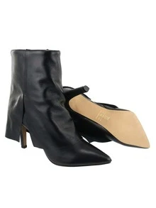 Women Mid-Calf Boots - màu đen - Xem 4