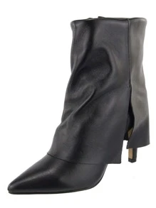 Women Mid-Calf Boots - màu đen - Xem 1