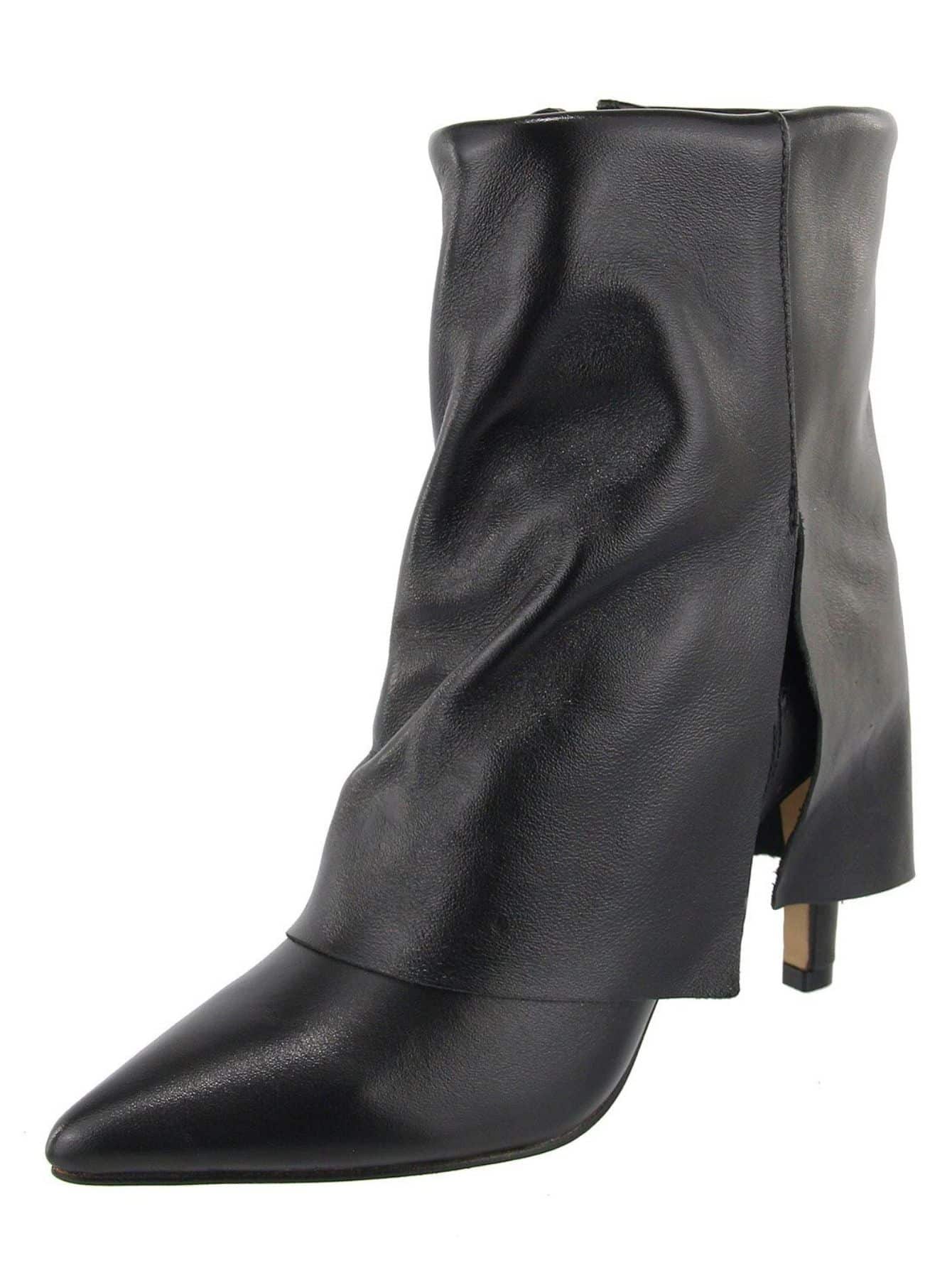 Women Mid-Calf Boots - màu đen - Xem 1