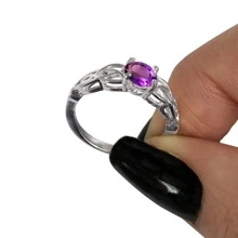 Anel Celta Knot Solitário Prata 925 - Exclusivo