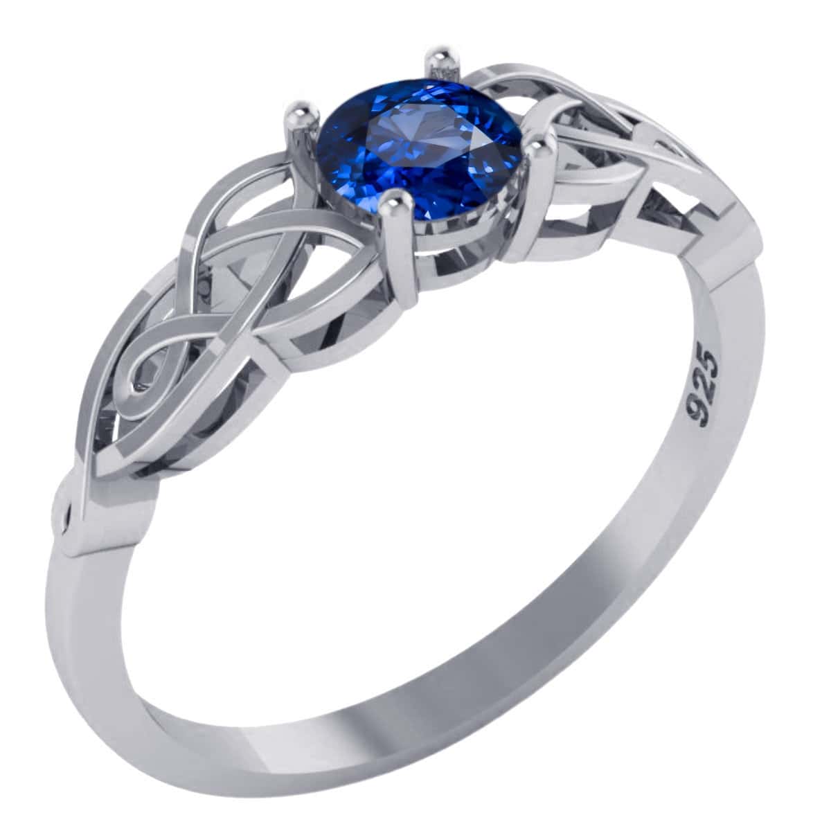 Fine Single Ring - Royal Blue - View 1