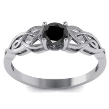 Fine Single Ring - Black - View 5