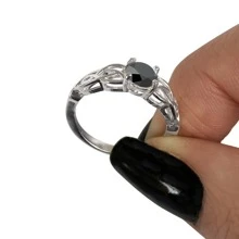 Fine Single Ring - Black - View 4