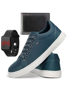 Men Sneakers - 深灰色 - 查看 1